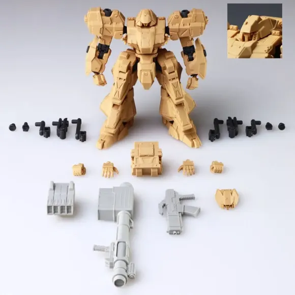 1/72 Front Mission Structure Arts Plastic Model Kit Series Vol.1 Set of 4pcs (Reissue)