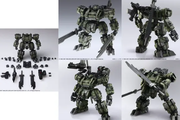 1/72 Front Mission Structure Arts Plastic Model Kit Series Vol.1 Set of 4pcs (Reissue)
