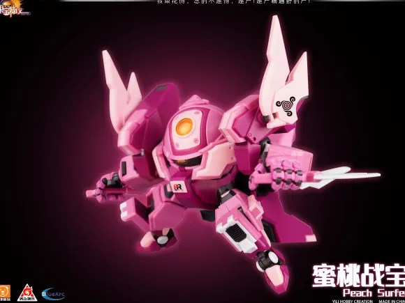 Fruity ROBO Peach Surfer Plastic Model Kit