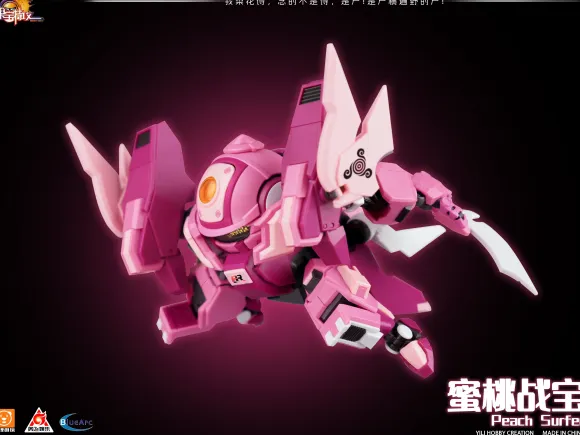 Fruity ROBO Peach Surfer Plastic Model Kit