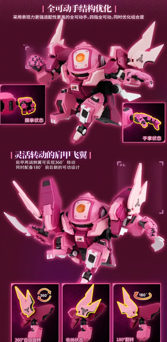 Fruity ROBO Peach Surfer Plastic Model Kit