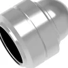 FX Pipe Silver Nickel Plating 4.0mm (20pcs)