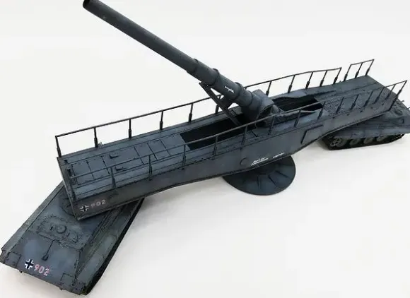 1/72 German 28cm Kanone 3 Auf Lastentraeger E-75