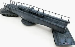1/72 German 28cm Kanone 3 Auf Lastentraeger E-75