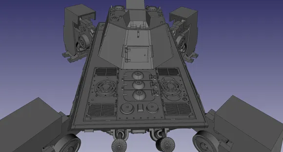 1/72 German E-75 Ausf.Vierfussler Geraet58