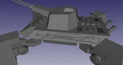 1/72 German E-75 Ausf.Vierfussler Geraet58