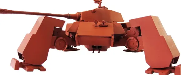 1/72 German E-75 Ausf.Vierfussler 128mm KwK