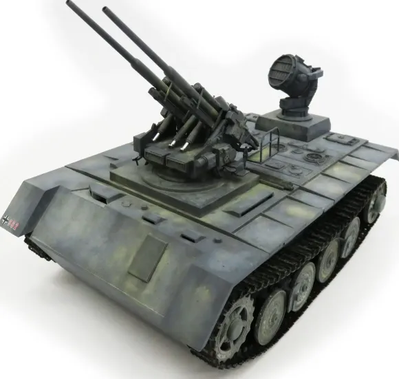 1/72 German P.300 Self-Propelled AA Gun Nachtschnecke + BLF-100 Ein Mann Kampffahrzeug Ausf.Zweifuessler mit 2.0cm Flakvierling/7.5cm Pak