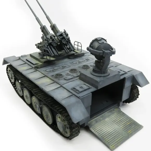 1/72 German P.300 Self-Propelled AA Gun Nachtschnecke + BLF-100 Ein Mann Kampffahrzeug Ausf.Zweifuessler mit 2.0cm Flakvierling/7.5cm Pak
