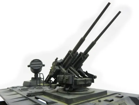 1/72 German P.300 Self-Propelled AA Gun Nachtschnecke + BLF-100 Ein Mann Kampffahrzeug Ausf.Zweifuessler mit 2.0cm Flakvierling/7.5cm Pak