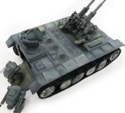 1/72 German P.300 Self-Propelled AA Gun Nachtschnecke + BLF-100 Ein Mann Kampffahrzeug Ausf.Zweifuessler mit 2.0cm Flakvierling/7.5cm Pak