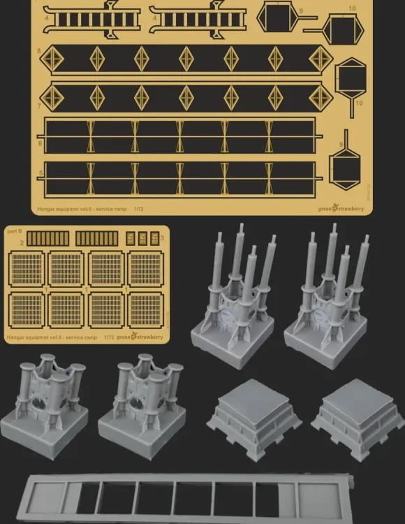 1/72 Hangar Equipment Vol.II Service Ramp
