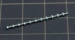 Hex Bolt Head (Nickel Silver) L (44pcs)
