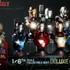 1/6 Hot Toys Bust: Iron Man 3 Deluxe Set of 8