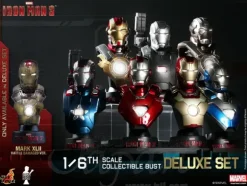 1/6 Hot Toys Bust: Iron Man 3 Deluxe Set of 8