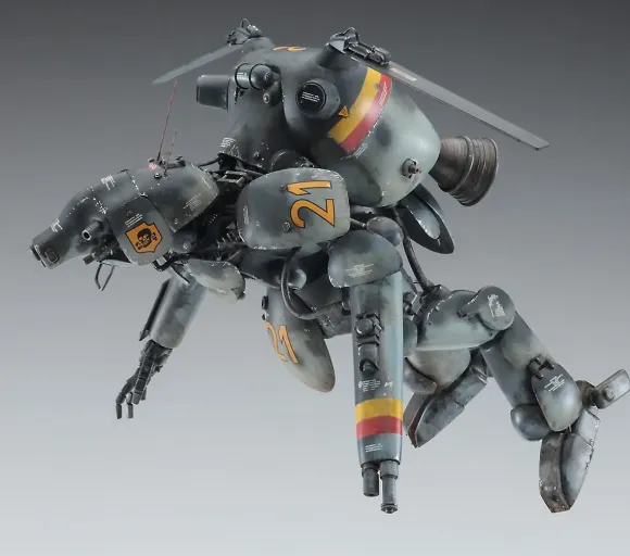 1/20 Humanoid Type Unmanned Space Interceptor Grosser Hund "Schwarzer Hund"