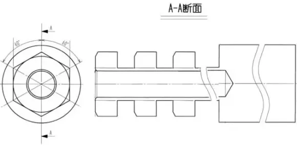 Interlocking Hexagonal Nut.L (3 x 8) 24pcs