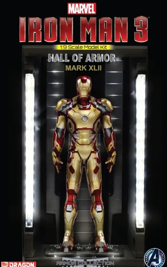 1/9 Iron Man 3 Hall of Armor Mark 42 (Unpainted Kit)