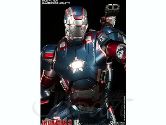 1/4 Iron Man 3: Iron Patriot Maquette