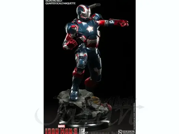 1/4 Iron Man 3: Iron Patriot Maquette