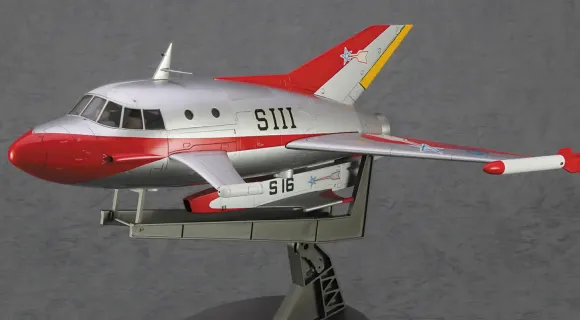 1/72 Jet-VTOL w/Special Submarine S + Shooting Star Mark Acrylic Stand