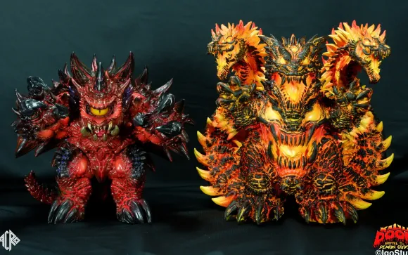 KAIJU DOOM Battle of the Demon Gods! TURTLE DEMON & LIZARD DEMON