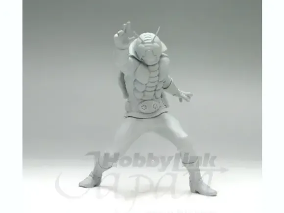 Kamen Rider DX Statue Model: Kamen Rider V3 Gray
