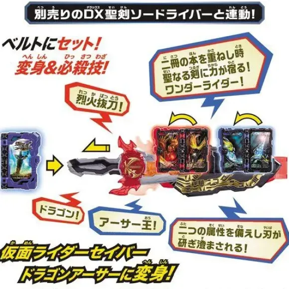 Kamen Rider Saber: DX King Excalibur & King of Arthur Wonder Ride Book