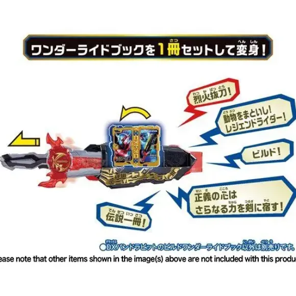 Kamen Rider Saber: DX Pandora Bit Build Wonder Ride Book