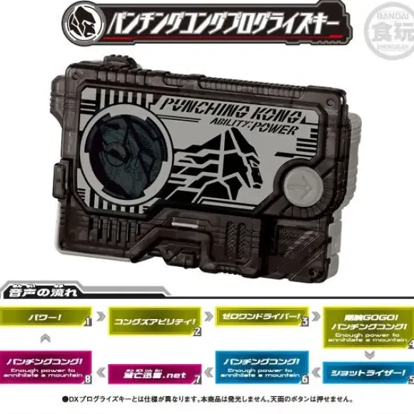 Kamen Rider Zero-One: Sound Progrise Keys Series SG Progrise Keys Vol.2: 1Box (10pcs)