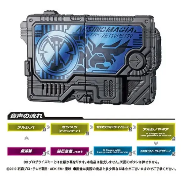 Kamen Rider Zero-One: Sound Progrise Key Series GP Progrise Key Vol.07 1Box 4pcs
