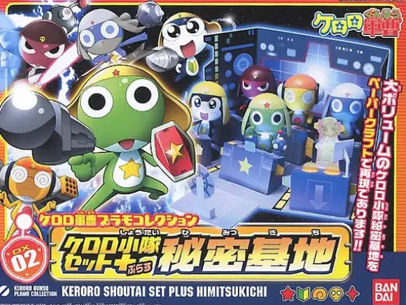 Keroro Platoon Plus Secret Base Set