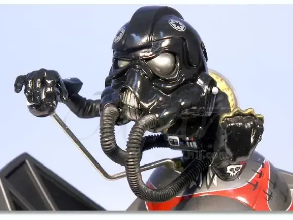 Kustomz TIE Fighter Pilot in TIE Fighter Collectible Vinyl Figure