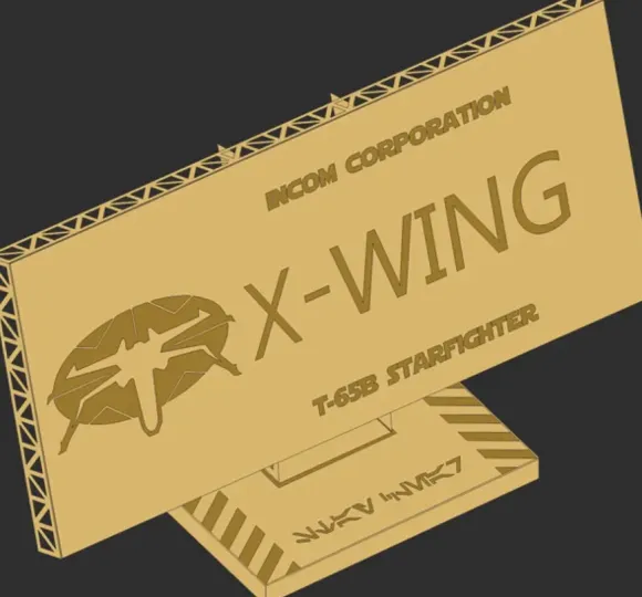 Label "T-65B X-Wing"