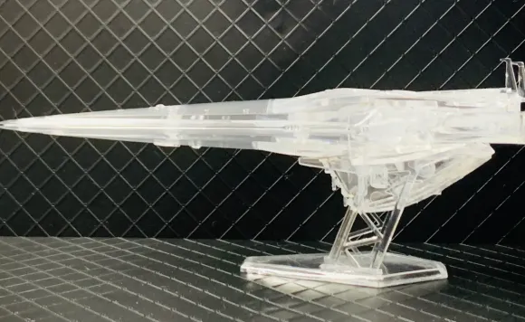 1/8000 Legend of the Galactic Heroes Brynhildr Plastic Model Kit Clear Molding Plate