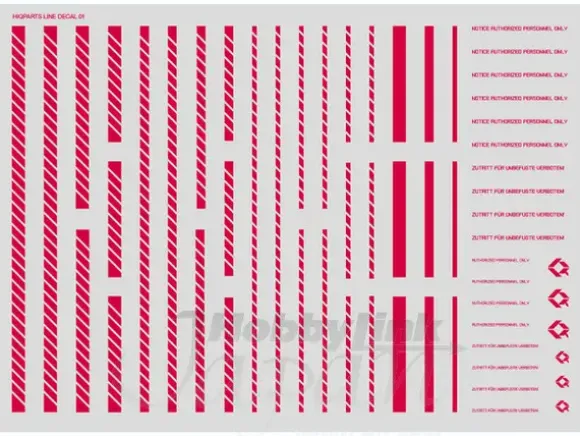 Line Decal 01 Red