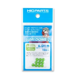 Lumidome 2 fluorescent green 6.0mm (10 pcs)
