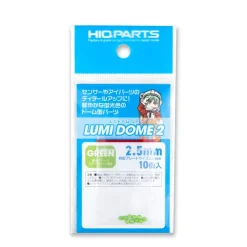 Lumidome 2 fluorescent green 2.5mm (10 pcs)