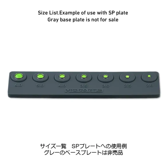 Lumidome 2 fluorescent green 2.0mm (10 pcs)