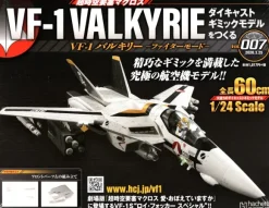 Macross VF-1 Valkyrie Fighter Mode Diecast Gimmick Model #007