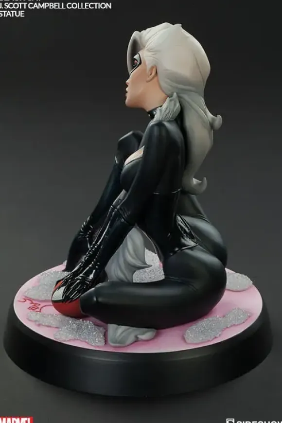 Marvel Comics Statue J. Scott Campbell Spider-Man Collection Black Cat 23cm Figure