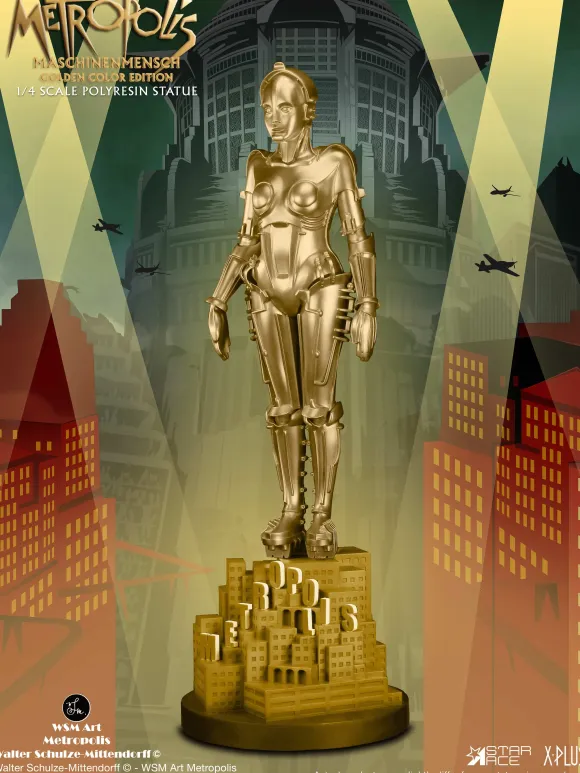 1/4 Maschinenmensch Polyresin Statue Gold Ver.