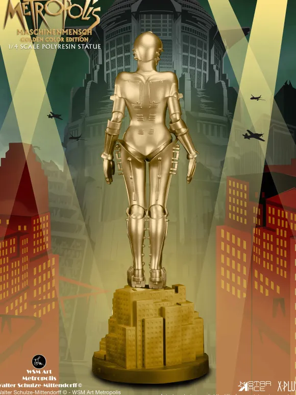 1/4 Maschinenmensch Polyresin Statue Gold Ver.