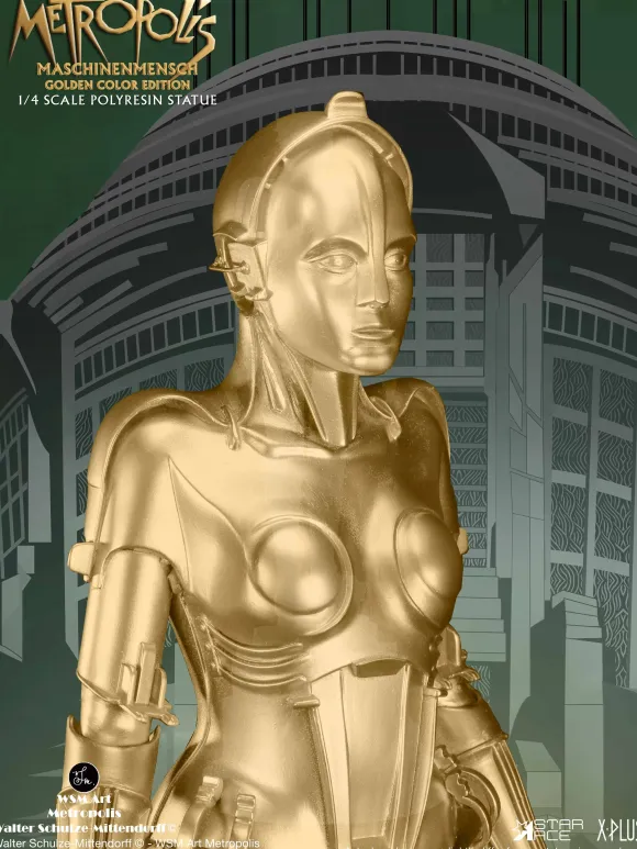 1/4 Maschinenmensch Polyresin Statue Gold Ver.