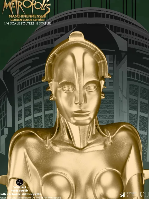 1/4 Maschinenmensch Polyresin Statue Gold Ver.