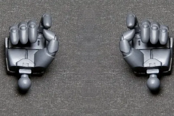 MB-32 Hands with Rounded Fingers A