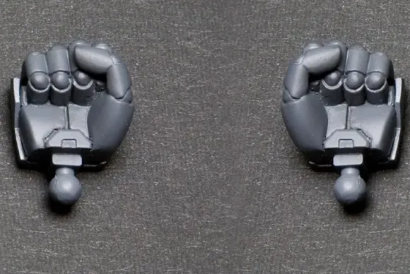 MB-32 Hands with Rounded Fingers A