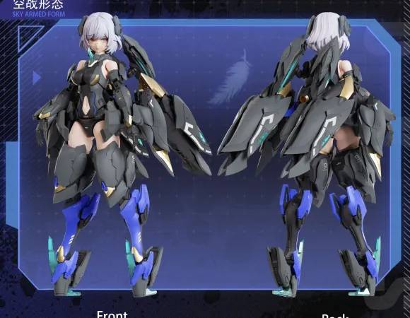 1/12 Mecha Angel: BLACK SWAN-ELYSIA Action Plastic Model Kit