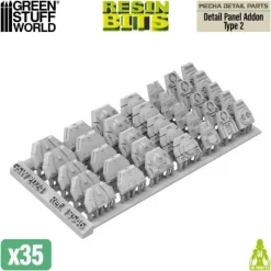 Mecha Detail Parts - Detail Panel Addon Type 2 (35pcs)