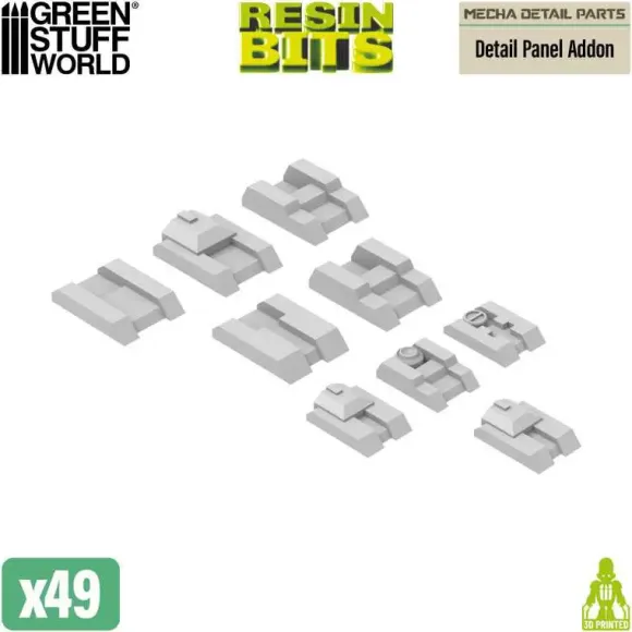 Mecha Detail Parts - Detail Panel Addon (49pcs)